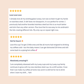 GRAY - Stainless Steel Replacement Cup