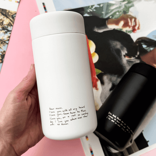 GRAY ♥︎ Keepsake Sips - Stainless Steel Reusable Cup 12oz