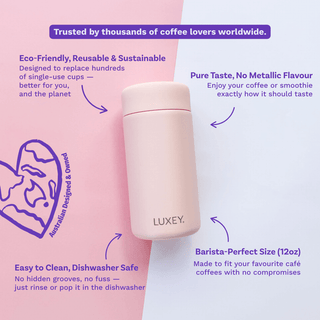 OAT MILK – Stainless Steel Reusable Cup 12oz