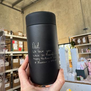 GRAY ♥︎ Keepsake Sips - Stainless Steel Reusable Cup 12oz