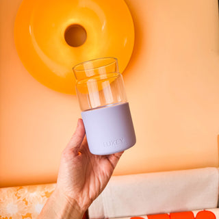 ORIGINAL -  Reusable Glass Coffee Cup 12oz