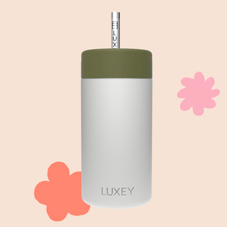 GRAY - Leakproof Stainless Kids Smoothie Cups