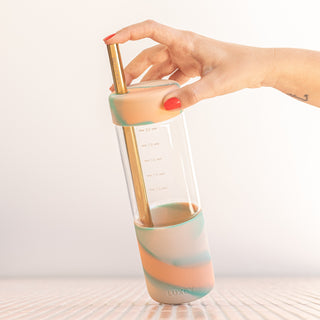 STEEL SIPSTRAWS - Reusable Stainless Straws - 4 pack {Fits Large Cups}