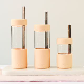 ROSE SIPSTRAWS - Reusable Stainless Straws —Multiple Sizes