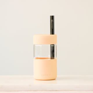 BLACK SIPSTRAWS - Reusable Stainless Straws —Multiple Sizes