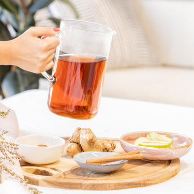 LUXEY RECIPES | Apple, Cinnamon and Ginger Tea