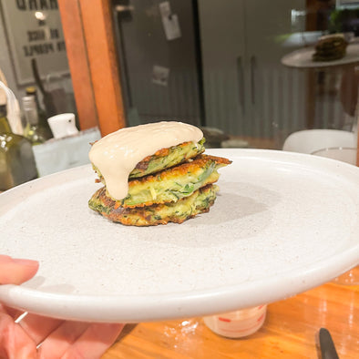 LUXEY RECIPES | SL's Zucchini Fritters