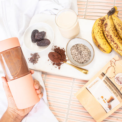 LUXEY RECIPES | VEGAN CHOC SMOOTHIE