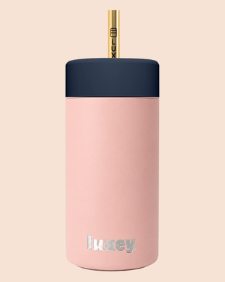 {PRE ORDER) PINK CLAY - Leakproof Stainless Kids Smoothie Cup