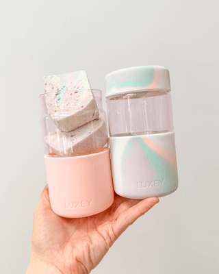 { PINK GLASS } STRAWBERRY FLUFF - Original Reusable Coffee Cup 12oz