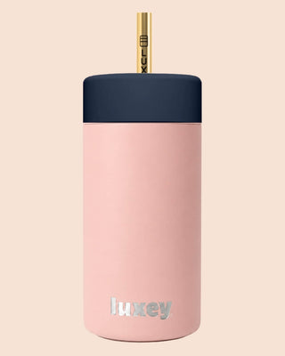 {PRE ORDER) PINK CLAY - Leakproof Stainless Kids Smoothie Cup