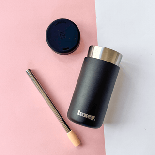 BLACK SESAME - Duo Switch Stainless Steel Cup 12oz