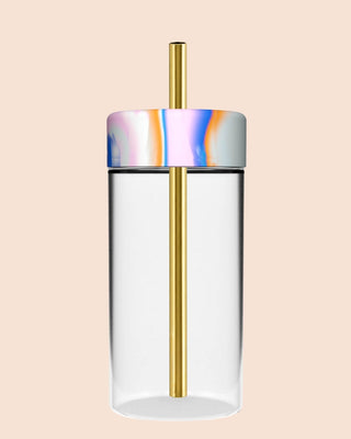 STUDIO TUMBLER 15OZ - Reusable Glass Iced Drink Tumbler