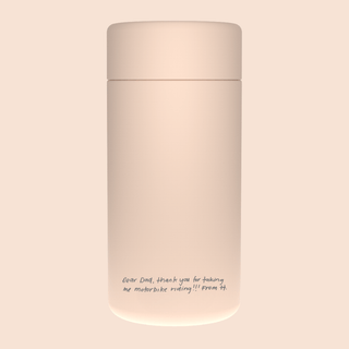 PEACH ♥︎ Keepsake Sips - Stainless Steel Reusable Cup 12oz