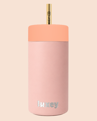 {PRE ORDER) PINK CLAY - Leakproof Stainless Kids Smoothie Cup