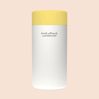 WILL YOU BE MY BRIDESMAID? – Custom Engraved Stainless Steel Cup {OAT MILK}