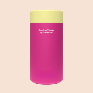 WILL YOU BE MY BRIDESMAID? – Custom Engraved Stainless Steel Cup {DOLL FACE}