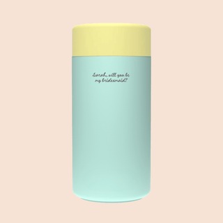 WILL YOU BE MY BRIDESMAID? – Custom Engraved Stainless Steel Cup {MINT}