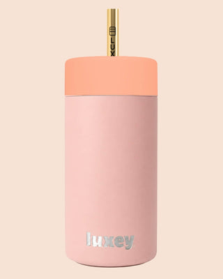 {PRE ORDER) PINK CLAY - Leakproof Stainless Kids Smoothie Cup
