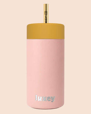 {PRE ORDER) PINK CLAY - Leakproof Stainless Kids Smoothie Cup