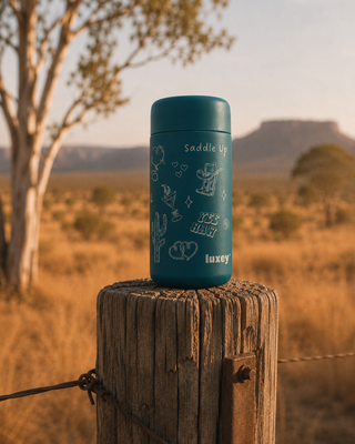 SADDLE UP I OCEAN - Stainless Steel Reusable Cup 12oz