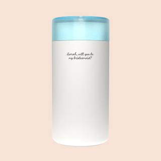 WILL YOU BE MY BRIDESMAID? – Custom Engraved Stainless Steel Cup {OAT MILK}
