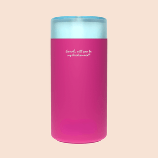 WILL YOU BE MY BRIDESMAID? – Custom Engraved Stainless Steel Cup {DOLL FACE}