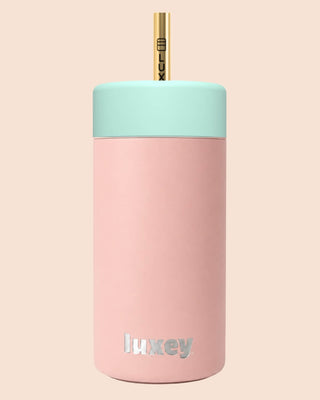 {PRE ORDER) PINK CLAY - Leakproof Stainless Kids Smoothie Cup