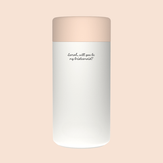 WILL YOU BE MY BRIDESMAID? – Custom Engraved Stainless Steel Cup {OAT MILK}