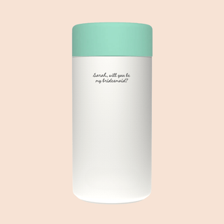 WILL YOU BE MY BRIDESMAID? – Custom Engraved Stainless Steel Cup {OAT MILK}