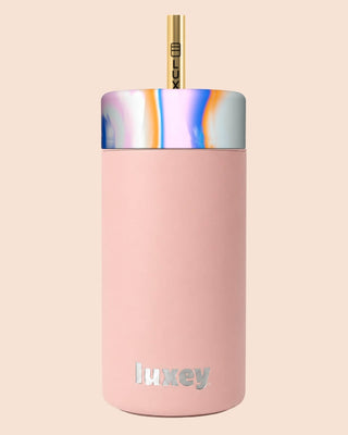 {PRE ORDER) PINK CLAY - Leakproof Stainless Kids Smoothie Cup