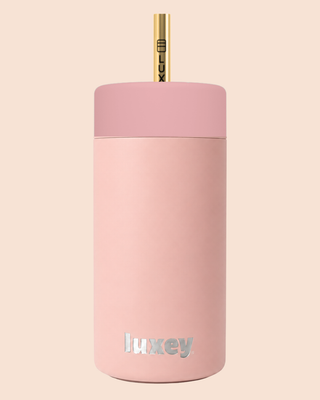 {PRE ORDER) PINK CLAY - Leakproof Stainless Kids Smoothie Cup