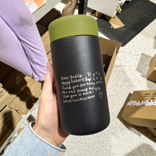 BLACK ♥︎ Keepsake Sips -  Stainless Steel Reusable Cup 12oz