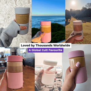 {PREORDER} ORIGINAL -  Reusable Glass Coffee Cup 12oz