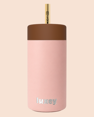 {PRE ORDER) PINK CLAY - Leakproof Stainless Kids Smoothie Cup