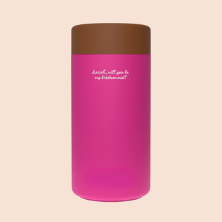WILL YOU BE MY BRIDESMAID? – Custom Engraved Stainless Steel Cup {DOLL FACE}