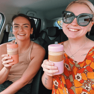 {PREORDER} ORIGINAL -  Reusable Glass Coffee Cup 12oz