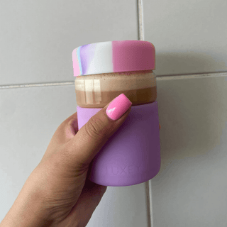REGULAR STARTER PACK - Reusable Glass Coffee Cup 8oz