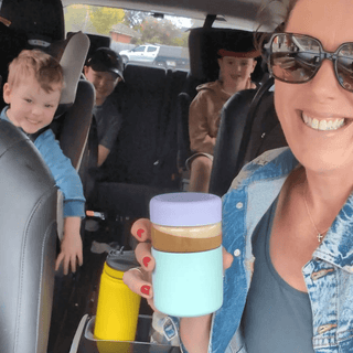 REGULAR STARTER PACK - Reusable Glass Coffee Cup 8oz
