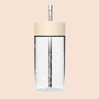 LIMITED EDITION FLOWER STUDIO TUMBLER - Reusable Glass Iced Drinks Cup