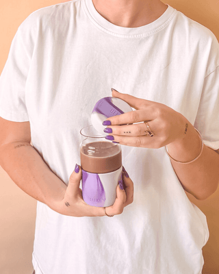 ORIGINAL - Reusable Glass Coffee Cup 12oz
