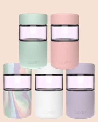 { PINK GLASS } MARSHMALLOW DREAM 5 CUP SET - Original Reusable Coffee Cup 12oz