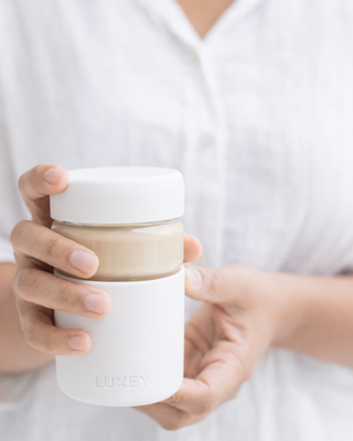 BRIGHT WHITE - Regular Reusable Coffee Cup 8oz
