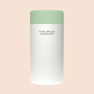 WILL YOU BE MY BRIDESMAID? – Custom Engraved Stainless Steel Cup {OAT MILK}