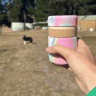 REGULAR STARTER PACK - Reusable Glass Coffee Cup 8oz