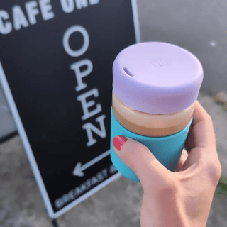 REGULAR - Reusable Glass Coffee Cup 8oz