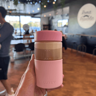 {PREORDER} ORIGINAL -  Reusable Glass Coffee Cup 12oz
