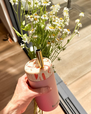 {PRE ORDER) ROSE - Leakproof Stainless Kids Smoothie Cup
