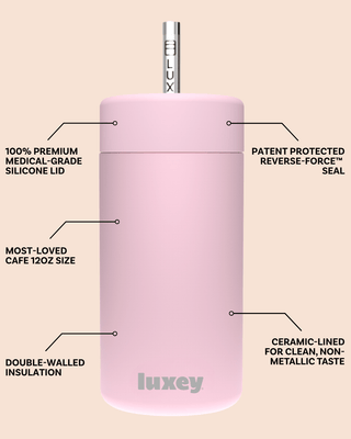 BLACK - Insulated Stainless Iced Tumbler 12oz