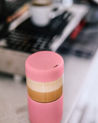 RASPBERRY - Original Reusable Coffee Cup 12oz